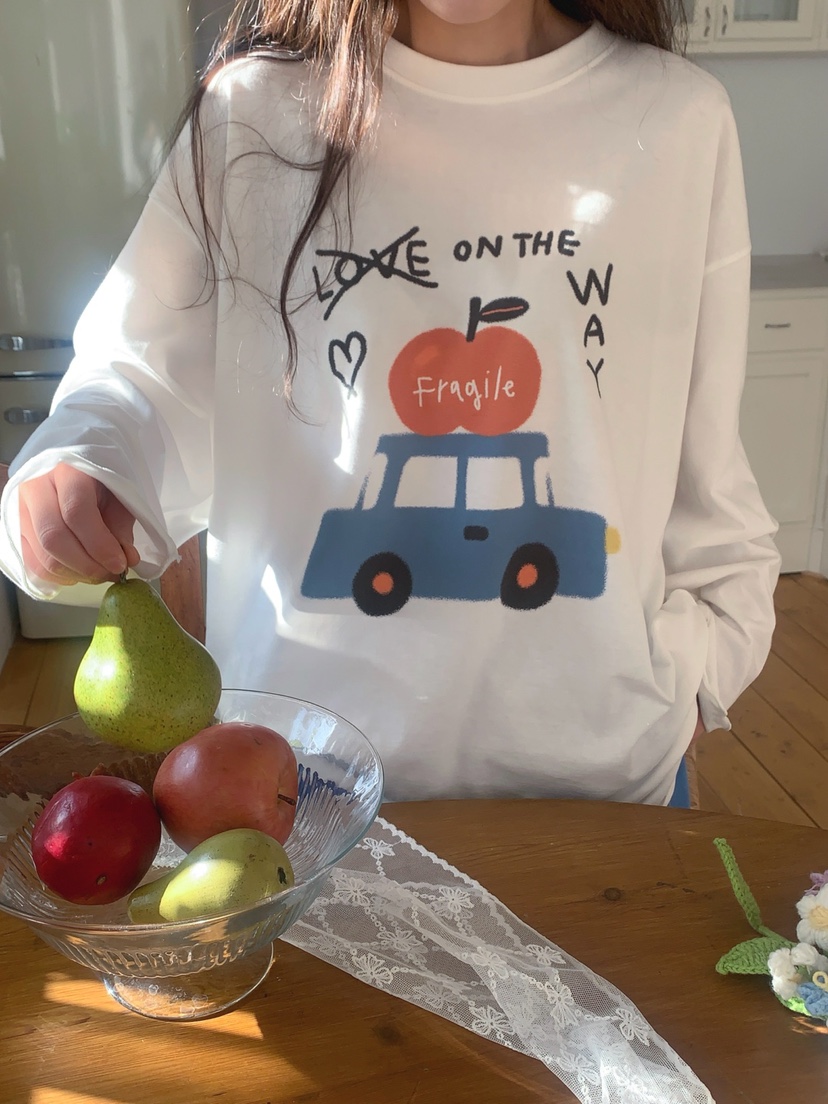 TOLL韓國直郵實拍女士新品26春夏推薦時尚熱賣人氣長袖T恤TOLL長袖T恤