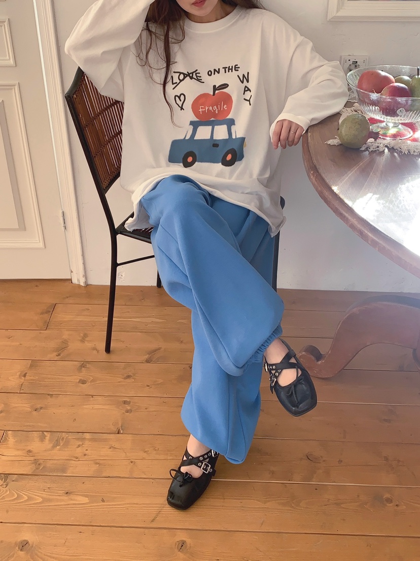 TOLL韓國直郵實拍女士新品26春夏推薦時尚熱賣人氣長袖T恤TOLL長袖T恤