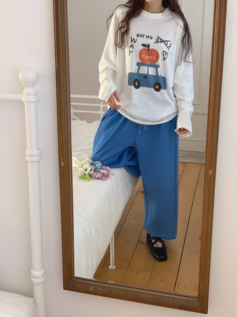 TOLL韓國直郵實拍女士新品26春夏推薦時尚熱賣人氣長袖T恤TOLL長袖T恤