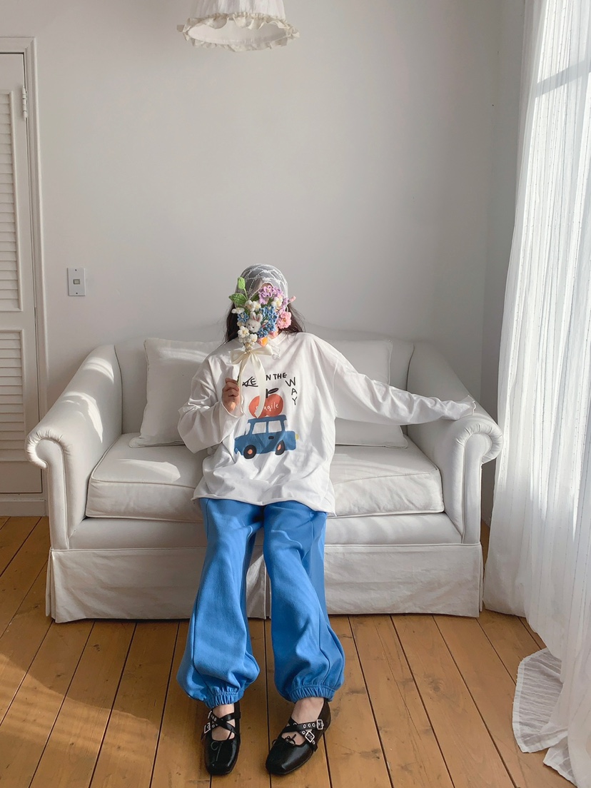 TOLL韓國直郵實拍女士新品26春夏推薦時尚熱賣人氣長袖T恤TOLL長袖T恤