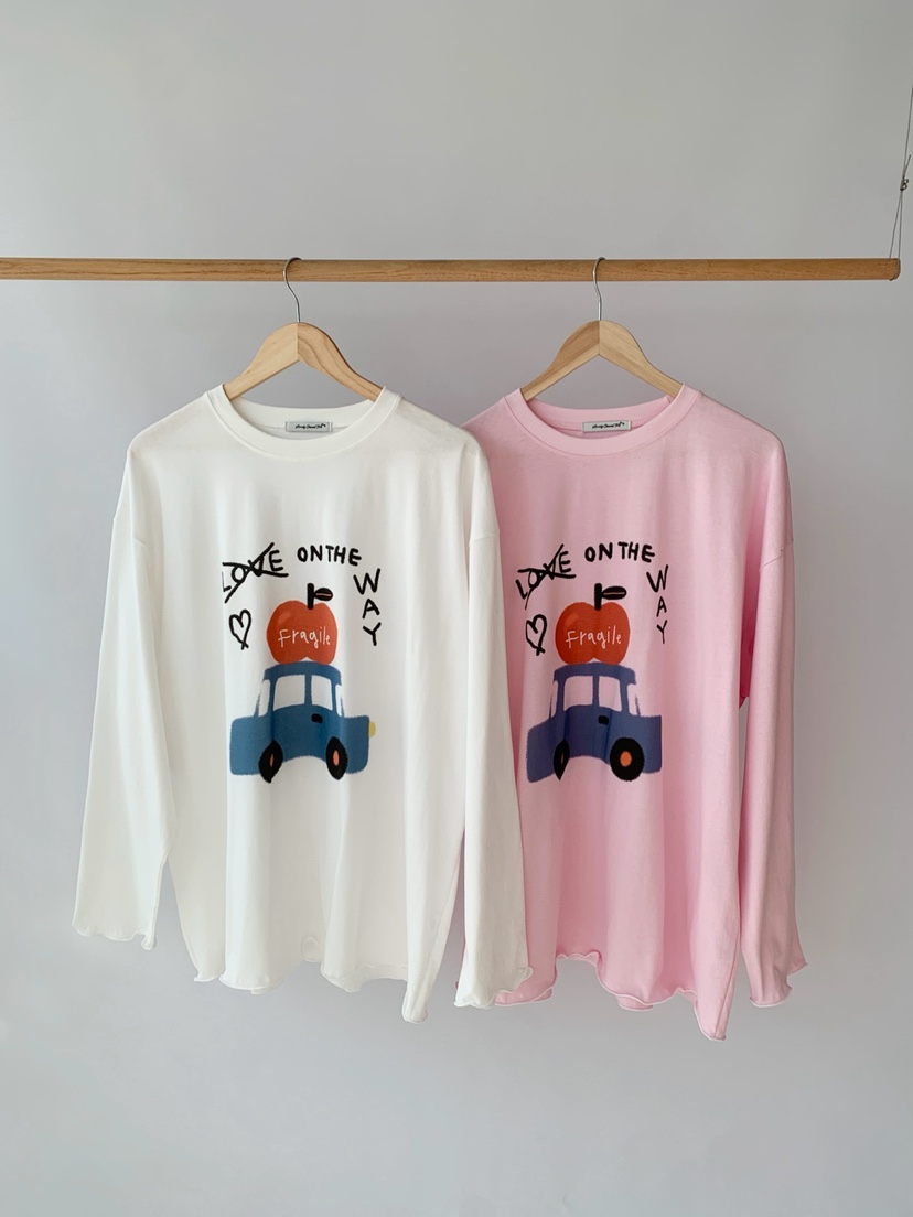 TOLL韓國直郵實拍女士新品26春夏推薦時尚熱賣人氣長袖T恤TOLL長袖T恤