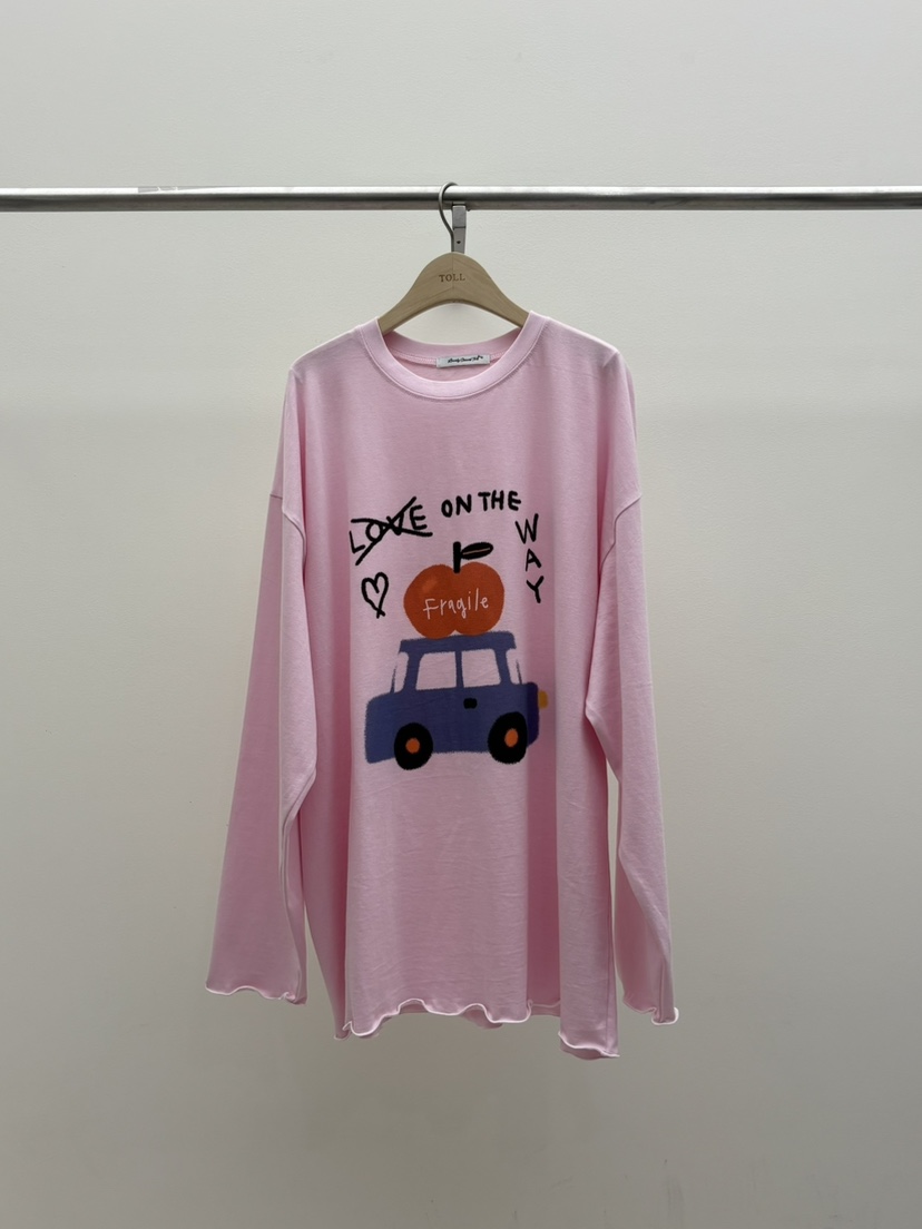 TOLL韓國直郵實拍女士新品26春夏推薦時尚熱賣人氣長袖T恤TOLL長袖T恤圖色1