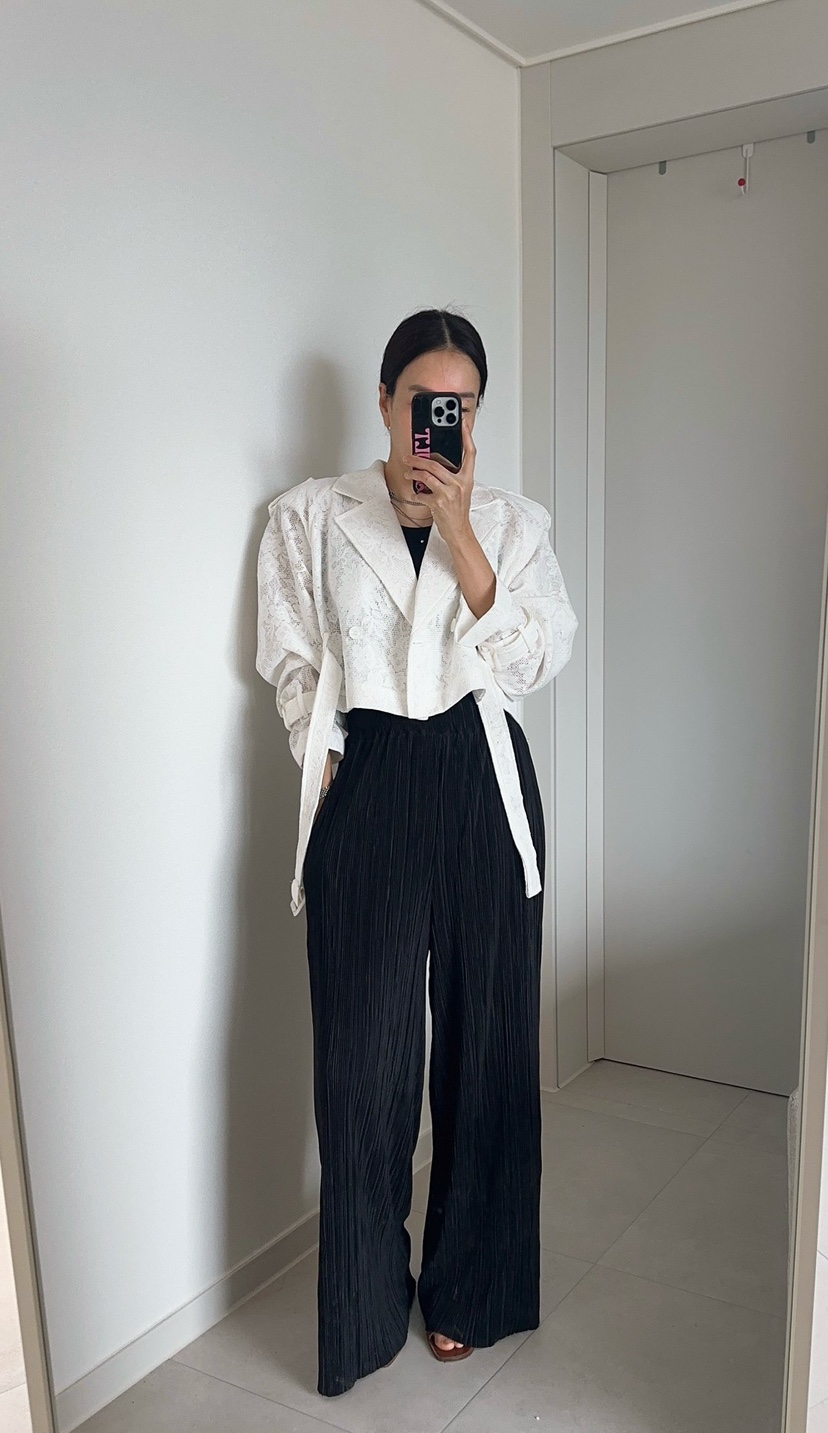 SOUIT韓國東大門直郵女士新款休閑推薦人氣熱賣夾克含腰帶SOUIT by mabel-L夾克