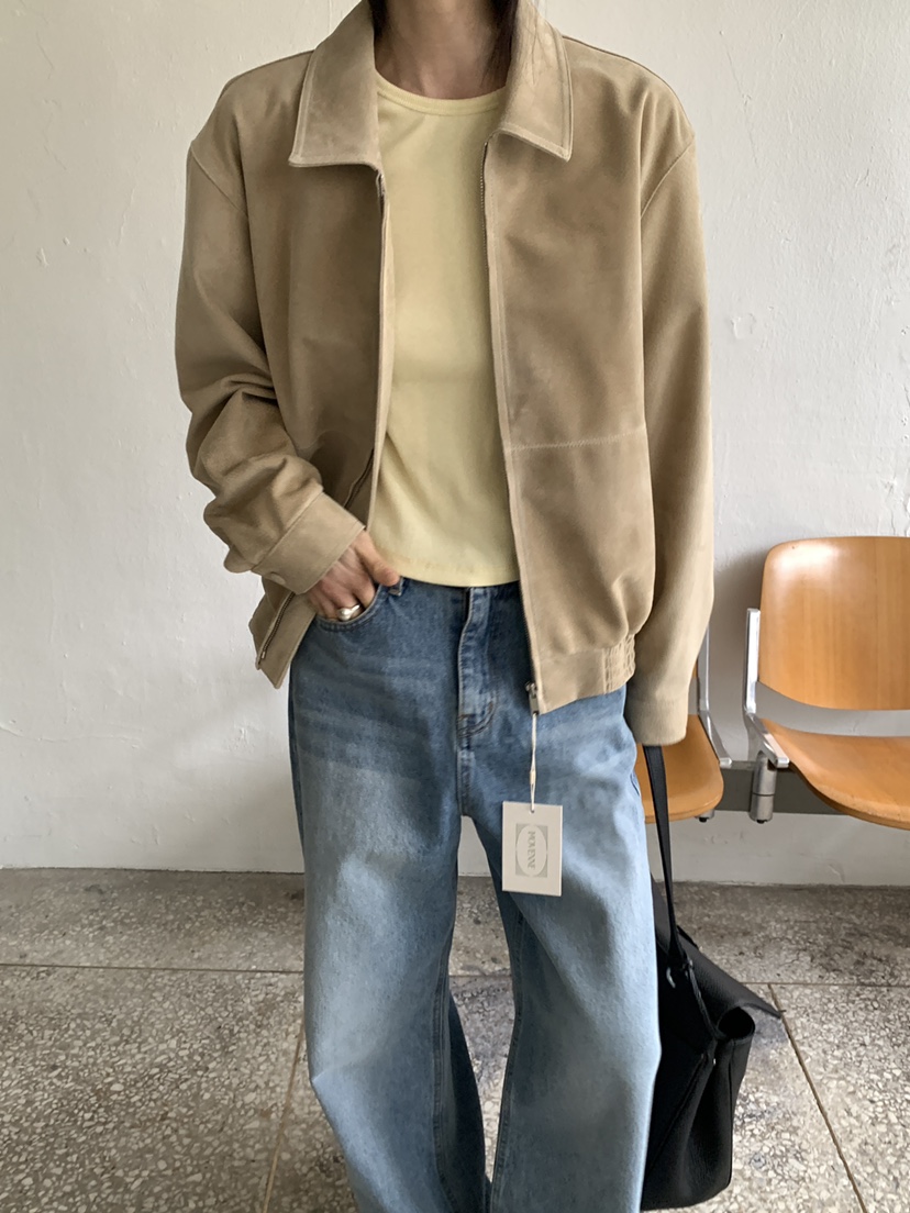 MOVENNE韓國直郵女士新款休閑26春夏熱賣人氣職業時尚夾克絨MOVENNE夾克