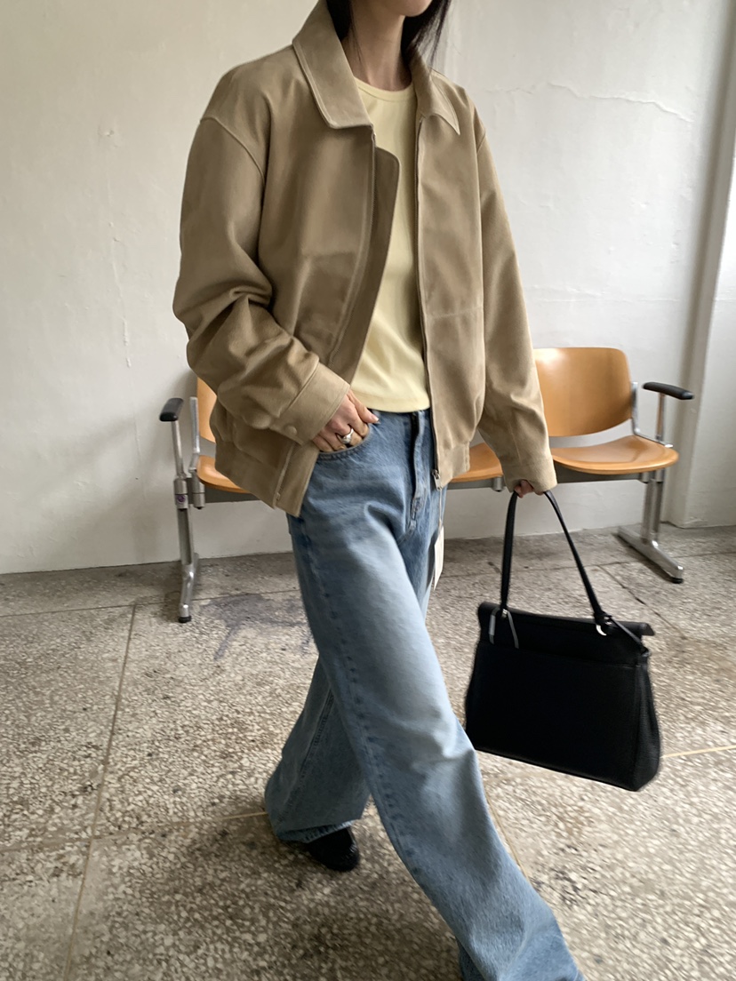 MOVENNE韓國直郵女士新款休閑26春夏熱賣人氣職業時尚夾克絨MOVENNE夾克