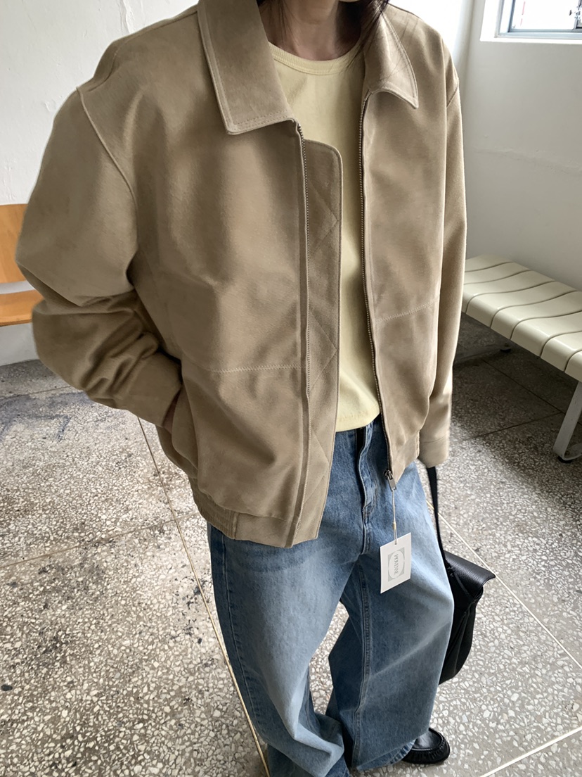 MOVENNE韓國直郵女士新款休閑26春夏熱賣人氣職業時尚夾克絨MOVENNE夾克