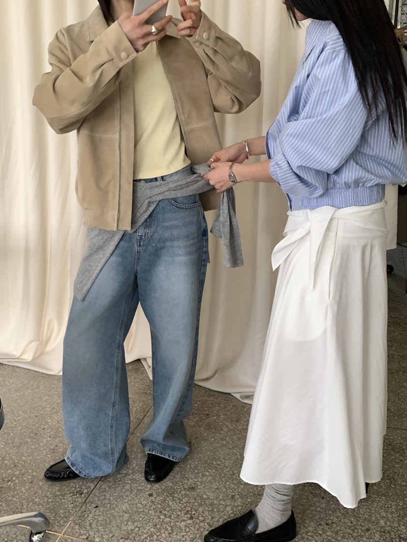 MOVENNE韓國直郵女士新款休閑26春夏熱賣人氣職業時尚夾克絨MOVENNE夾克