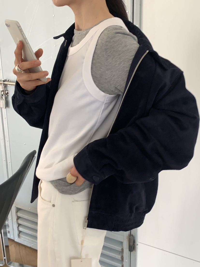 MOVENNE韓國直郵女士新款休閑26春夏熱賣人氣職業時尚夾克絨MOVENNE夾克