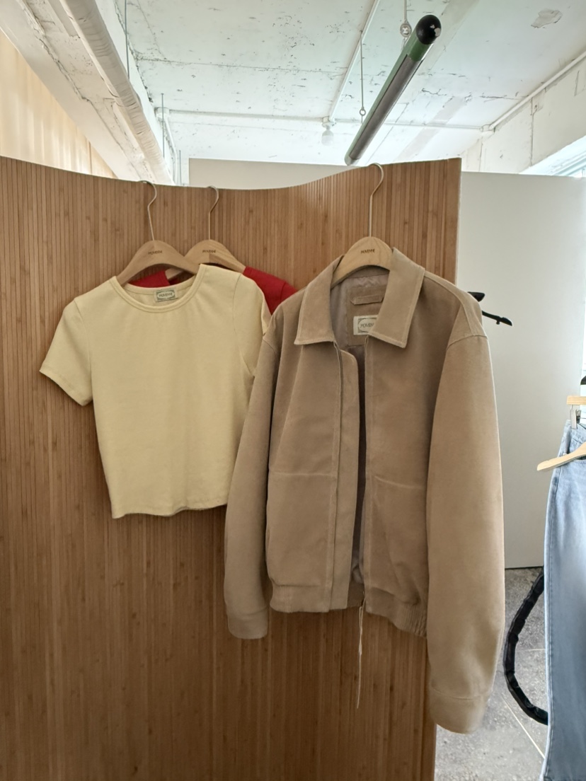 MOVENNE韓國直郵女士新款休閑26春夏熱賣人氣職業時尚夾克絨MOVENNE夾克