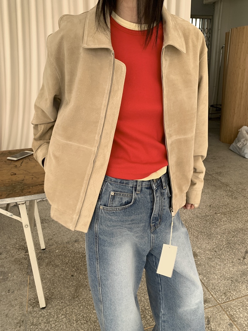 MOVENNE韓國直郵女士新款休閑26春夏熱賣人氣職業時尚夾克絨MOVENNE夾克