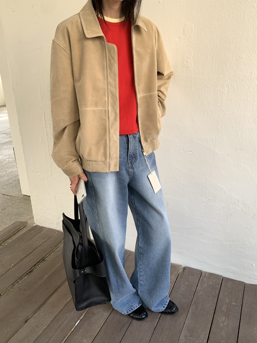 MOVENNE韓國直郵女士新款休閑26春夏熱賣人氣職業時尚夾克絨MOVENNE夾克