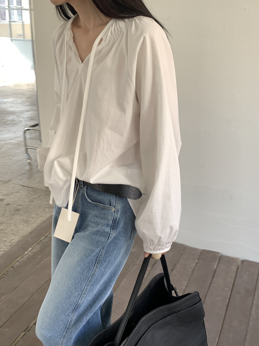 MOVENNE韓國代購女裝新款人氣26春夏休閑熱賣時尚襯衫蕾絲衫MOVENNE襯衫/蕾絲衫