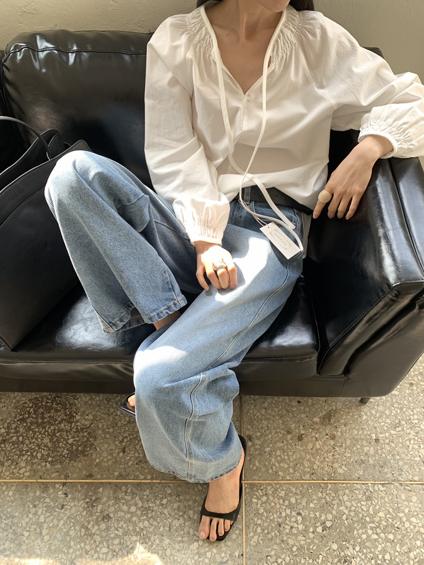 MOVENNE韓國代購女裝新款人氣26春夏休閑熱賣時尚襯衫蕾絲衫MOVENNE襯衫/蕾絲衫