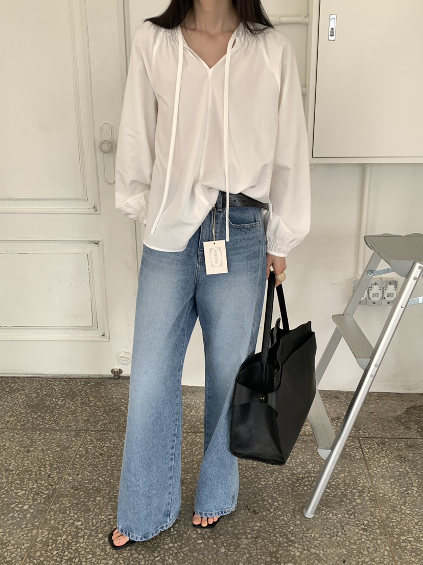 MOVENNE韓國代購女裝新款人氣26春夏休閑熱賣時尚襯衫蕾絲衫MOVENNE襯衫/蕾絲衫