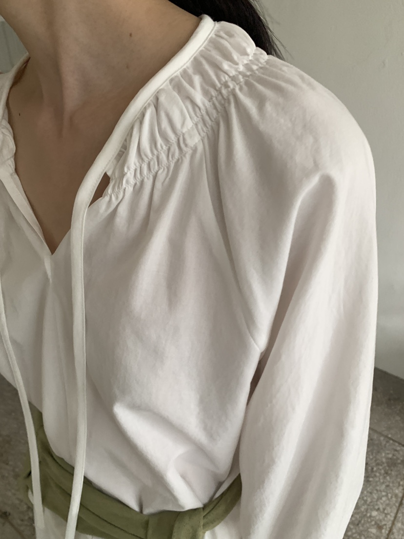 MOVENNE韓國代購女裝新款人氣26春夏休閑熱賣時尚襯衫蕾絲衫MOVENNE襯衫/蕾絲衫