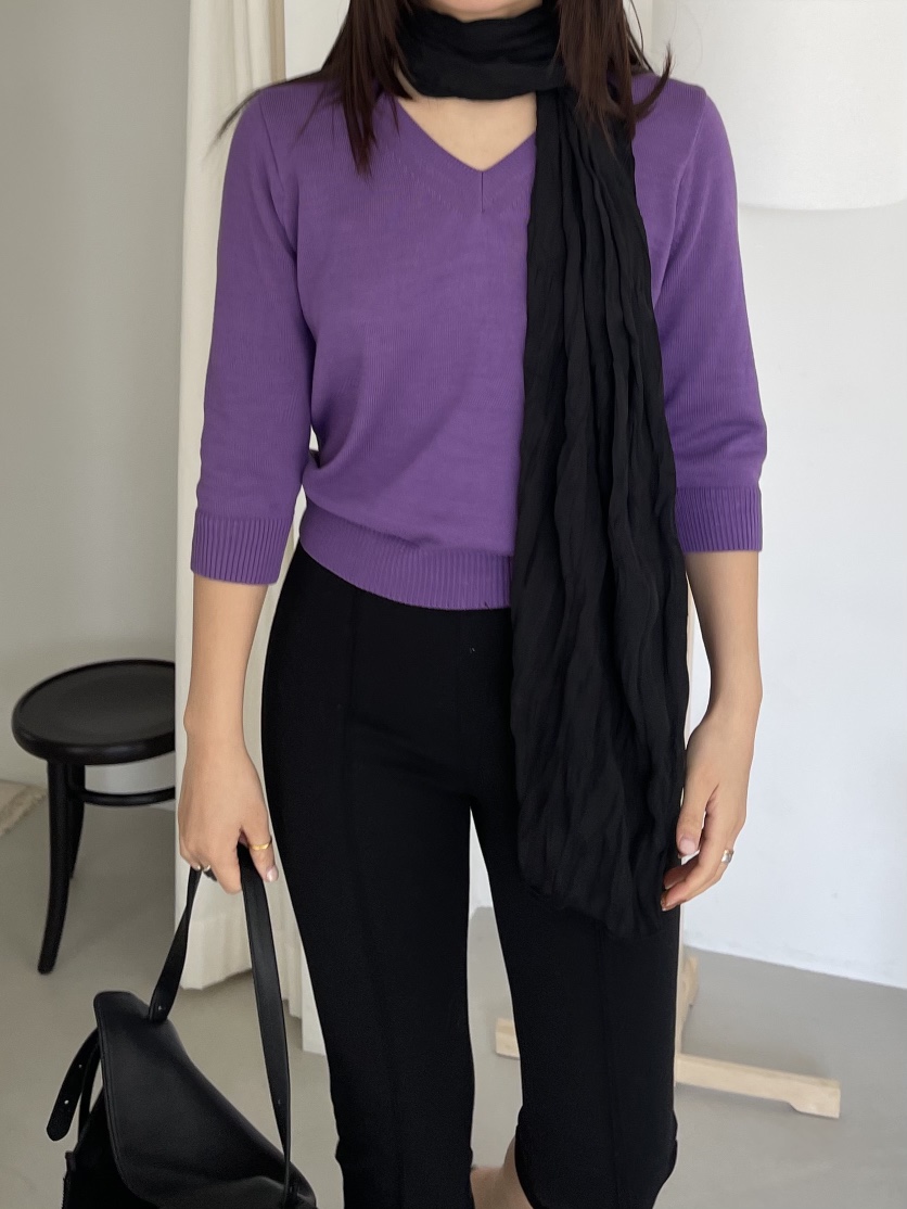 TORRE韓國東大門直郵女士新品熱賣推薦時尚針織衫不含圍巾TORRE針織衫