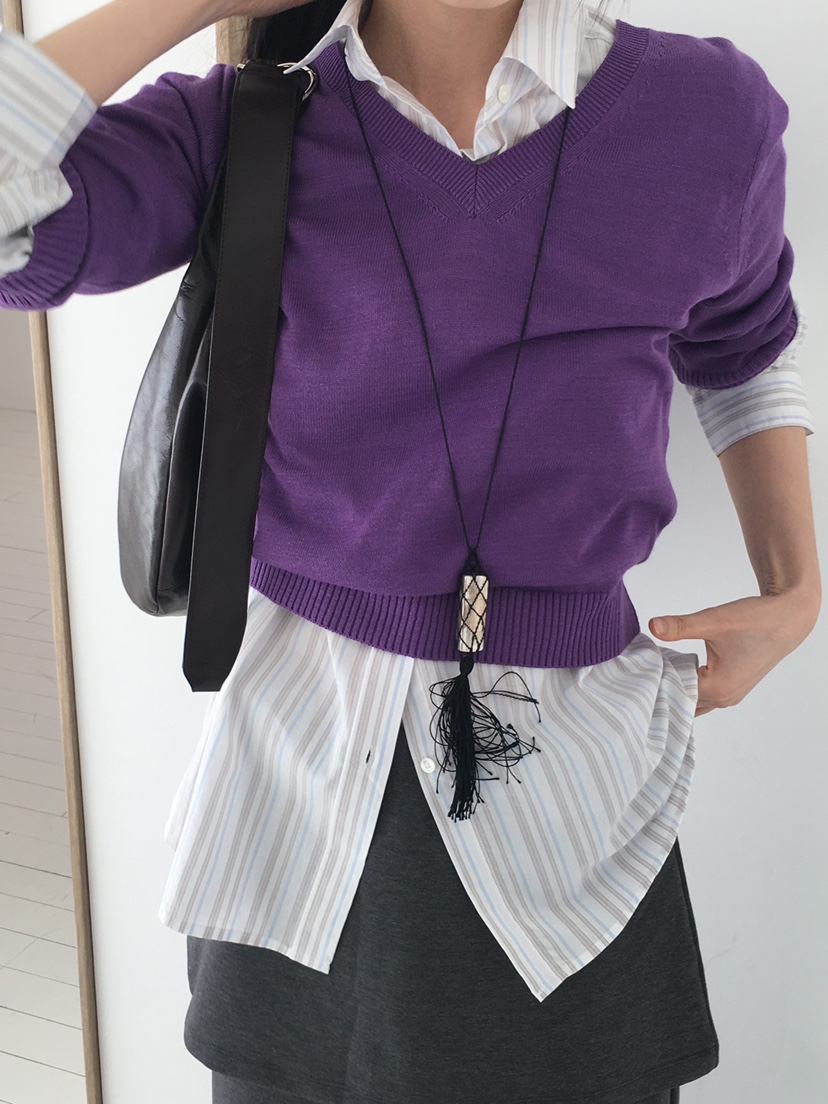 TORRE韓國東大門直郵女士新品熱賣推薦時尚針織衫不含圍巾TORRE針織衫圖色1