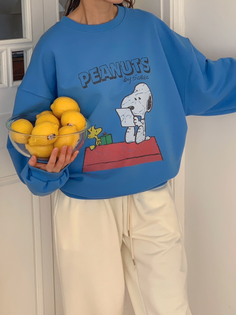 TOLL韓國直郵實拍女裝新款職業推薦26春夏熱賣衛衣史努比TOLL衛衣