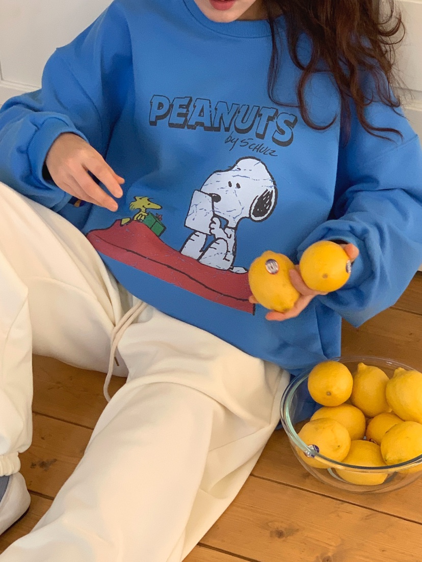 TOLL韓國直郵實拍女裝新款職業推薦26春夏熱賣衛衣史努比TOLL衛衣