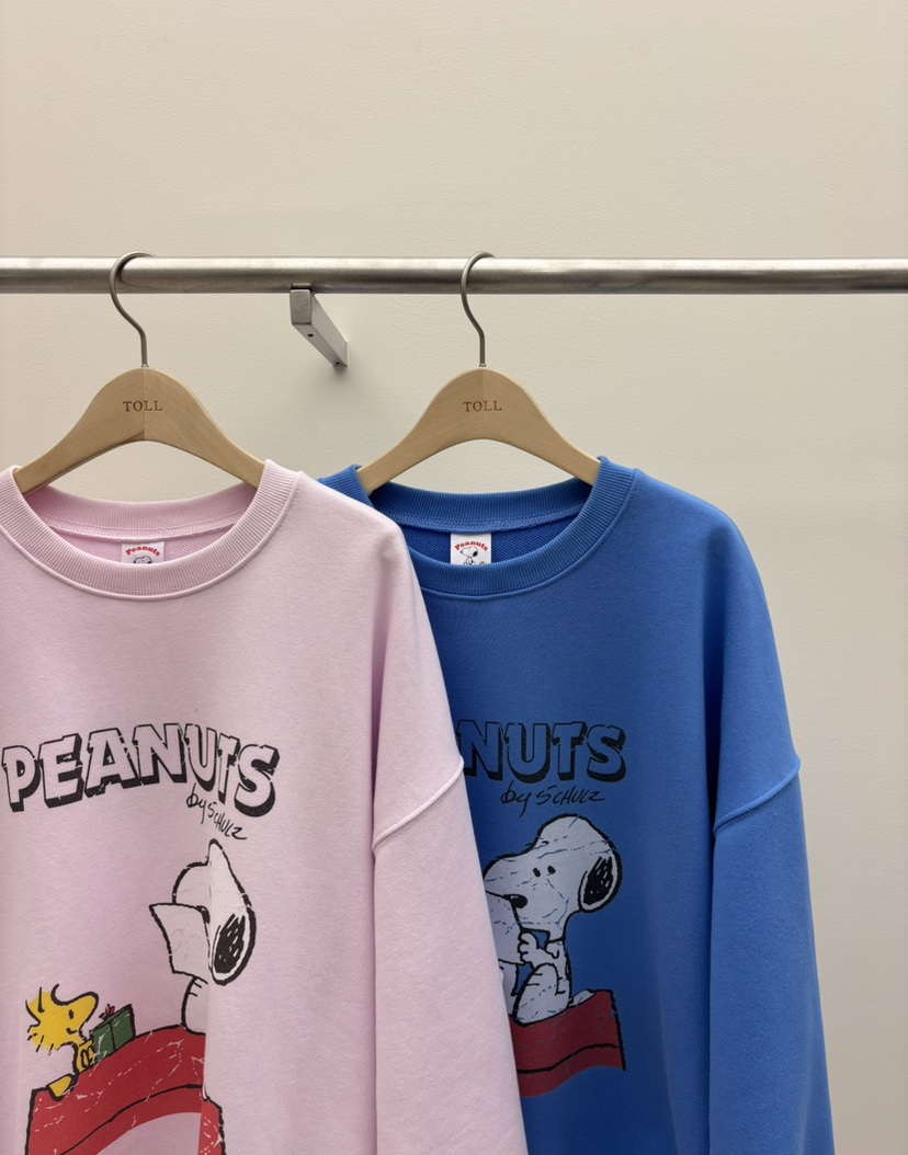 TOLL韓國直郵實拍女裝新款職業推薦26春夏熱賣衛衣史努比TOLL衛衣