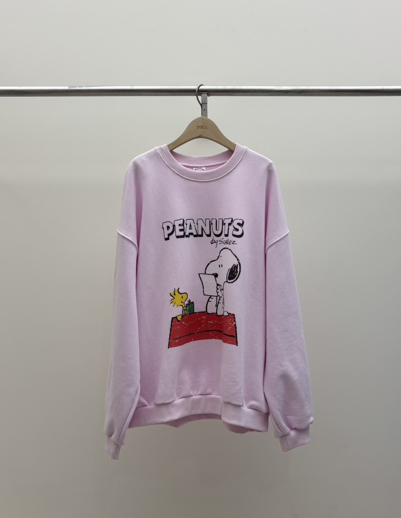 TOLL韓國直郵實拍女裝新款職業推薦26春夏熱賣衛衣史努比TOLL衛衣圖色2