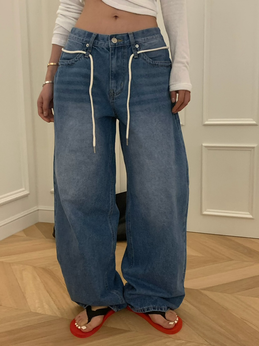 VIRKIN韓國直郵女裝新款人氣26春夏時尚休閑職業熱賣牛仔褲VIRKIN牛仔褲