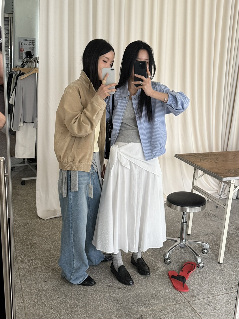 MOVENNE韓國直郵實拍女裝新款人氣休閑26春夏熱賣長裙圍巾MOVENNE長裙