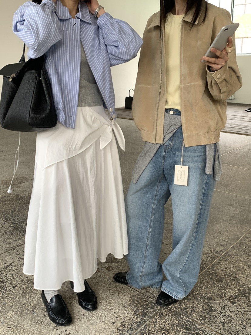 MOVENNE韓國直郵實拍女裝新款人氣休閑26春夏熱賣長裙圍巾MOVENNE長裙