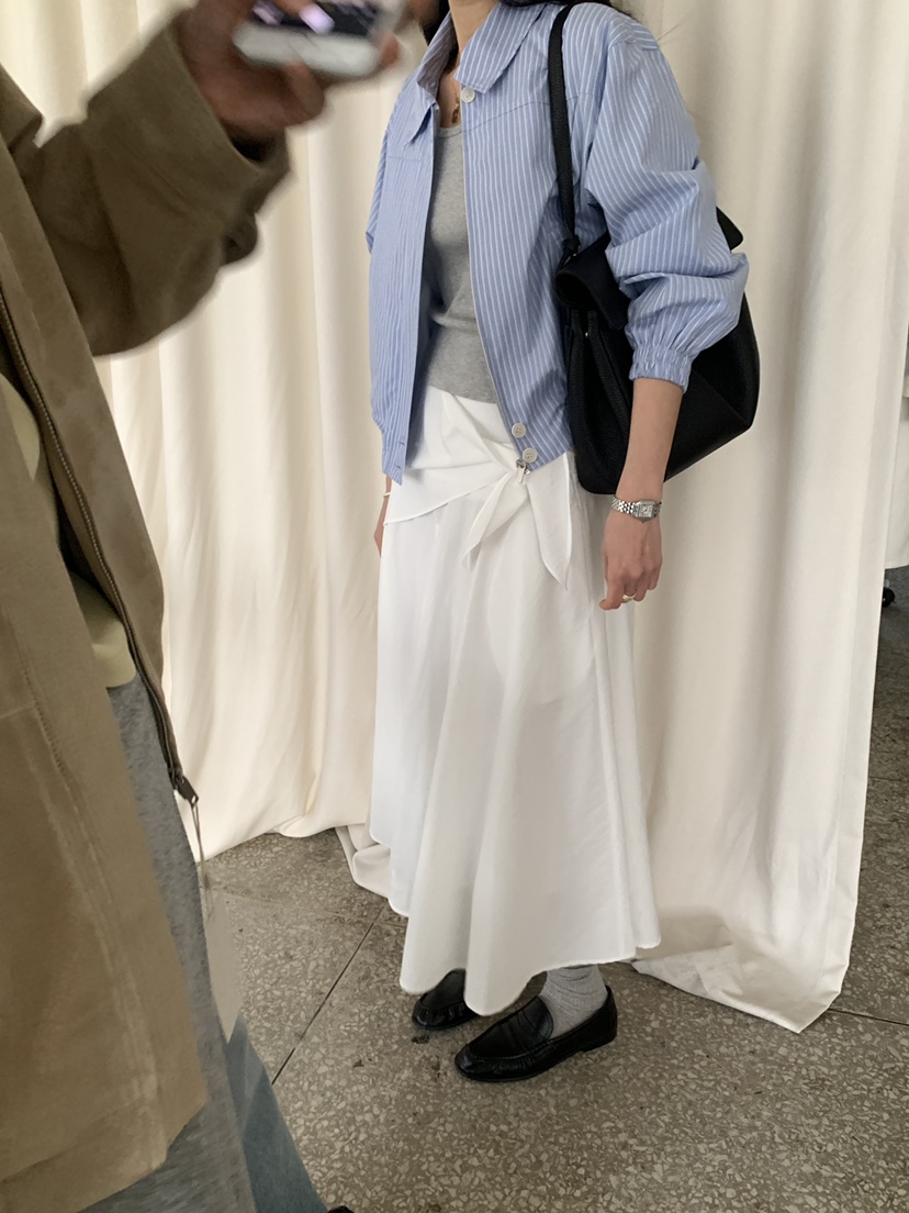 MOVENNE韓國直郵實拍女裝新款人氣休閑26春夏熱賣長裙圍巾MOVENNE長裙