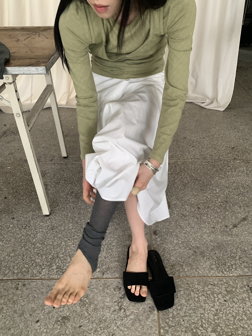 MOVENNE韓國直郵實拍女裝新款人氣休閑26春夏熱賣長裙圍巾MOVENNE長裙