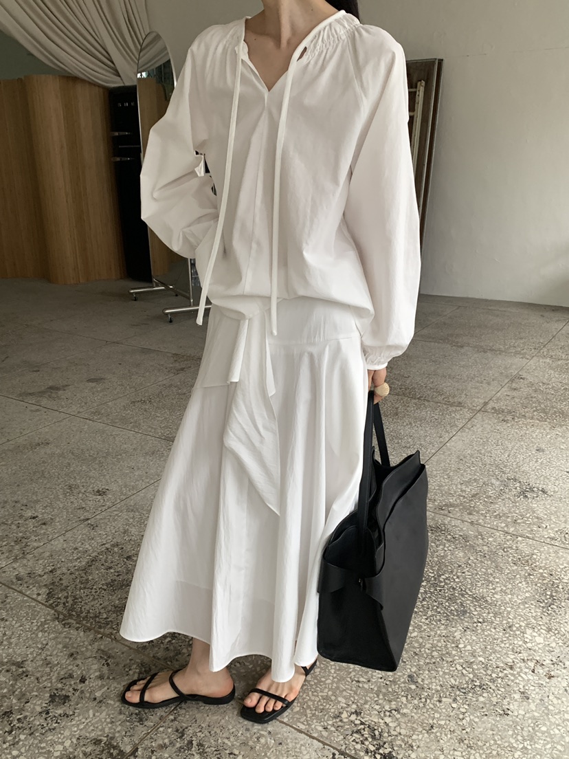 MOVENNE韓國直郵實拍女裝新款人氣休閑26春夏熱賣長裙圍巾MOVENNE長裙