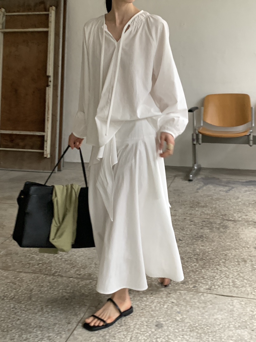 MOVENNE韓國直郵實拍女裝新款人氣休閑26春夏熱賣長裙圍巾MOVENNE長裙