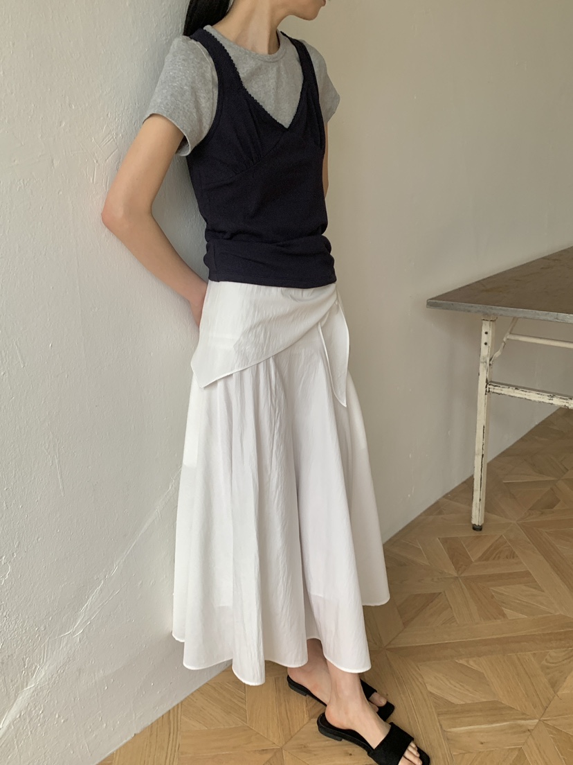 MOVENNE韓國直郵實拍女裝新款人氣休閑26春夏熱賣長裙圍巾MOVENNE長裙