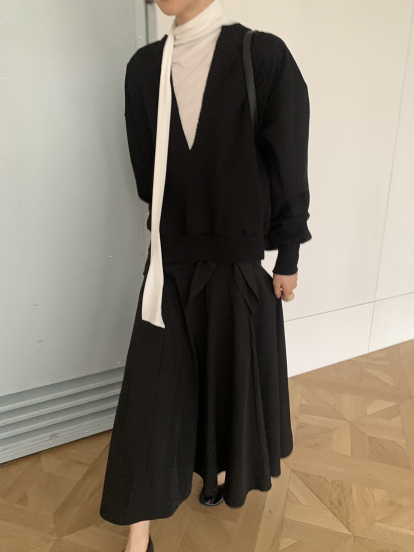 MOVENNE韓國直郵實拍女裝新款人氣休閑26春夏熱賣長裙圍巾MOVENNE長裙