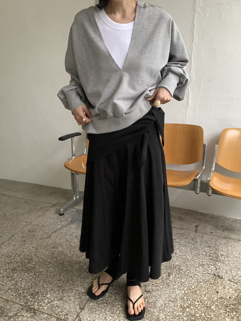 MOVENNE韓國直郵實拍女裝新款人氣休閑26春夏熱賣長裙圍巾MOVENNE長裙