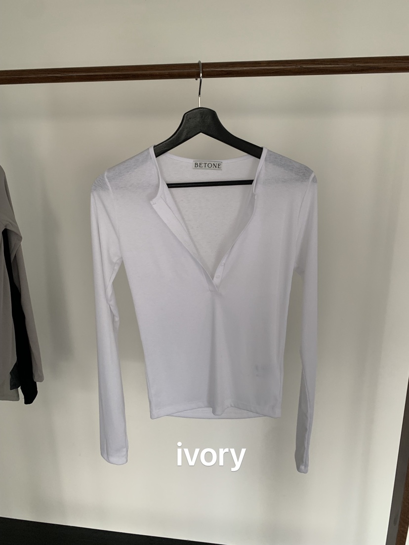 BETONE韓國代購女士新品人氣熱賣推薦26春夏時尚休閑長袖T恤BETONE長袖T恤圖色1
