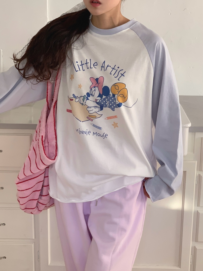 TOLL韓國直郵女裝新品職業26春夏時尚人氣熱賣休閑長袖T恤TOLL長袖T恤