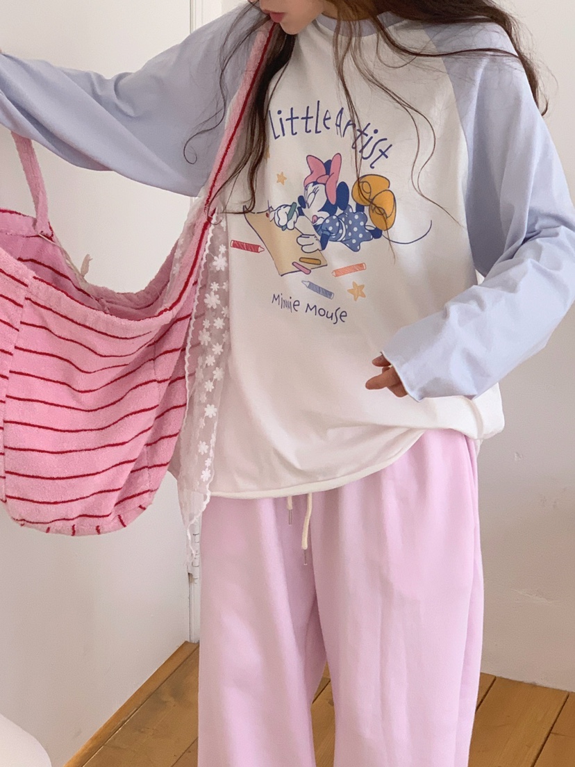 TOLL韓國直郵女裝新品職業26春夏時尚人氣熱賣休閑長袖T恤TOLL長袖T恤