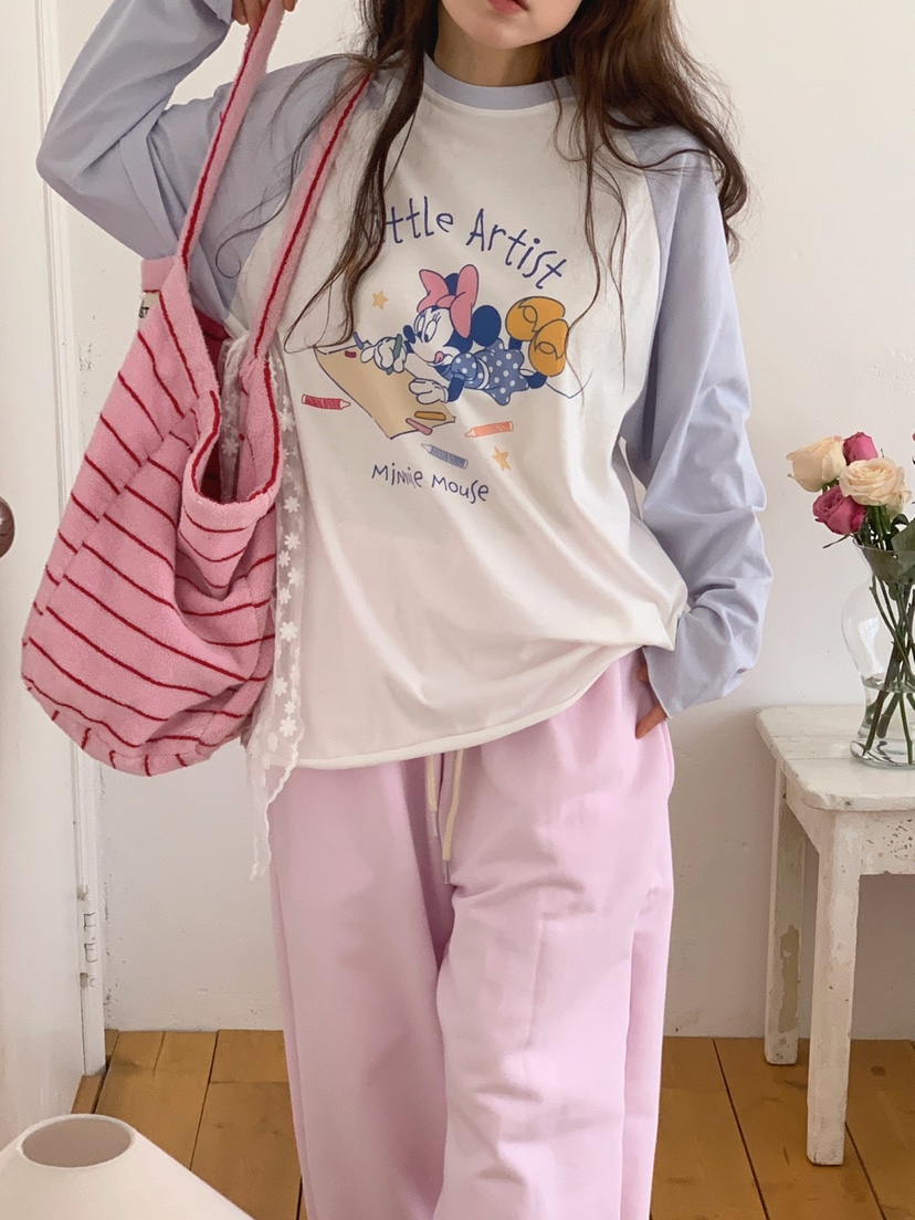 TOLL韓國直郵女裝新品職業26春夏時尚人氣熱賣休閑長袖T恤TOLL長袖T恤