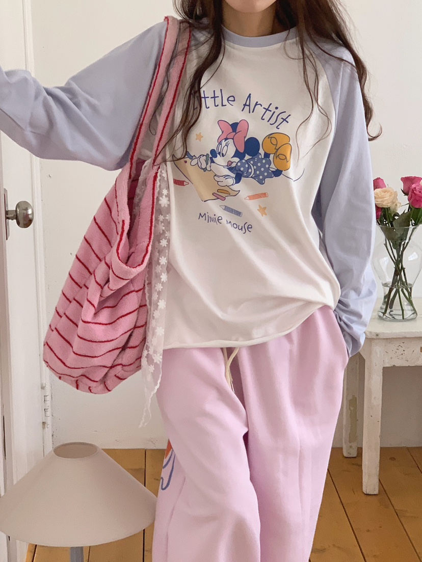 TOLL韓國直郵女裝新品職業26春夏時尚人氣熱賣休閑長袖T恤TOLL長袖T恤