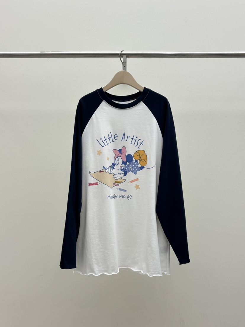 TOLL韓國直郵女裝新品職業26春夏時尚人氣熱賣休閑長袖T恤TOLL長袖T恤圖色2