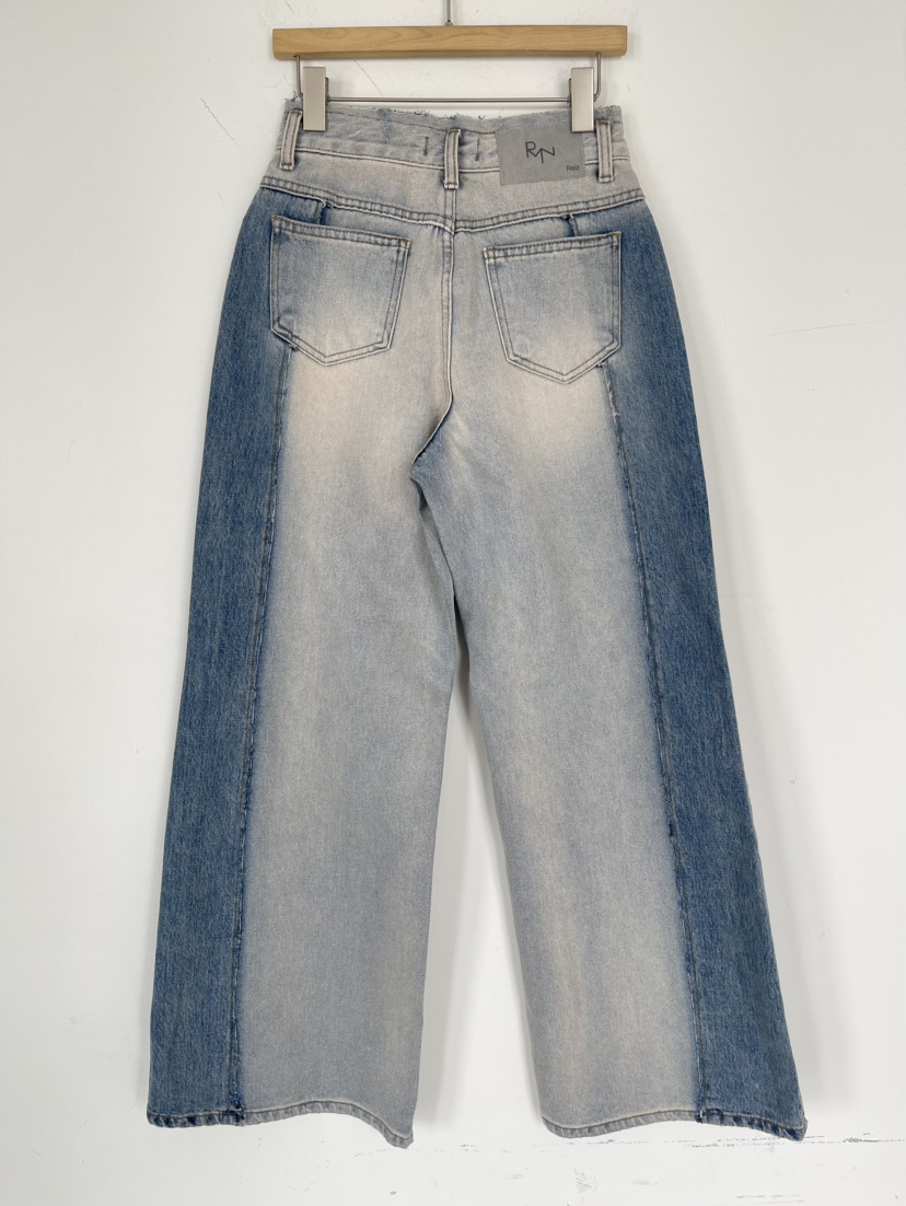 REIZ韓國東大門直郵女裝新品26春夏休閑熱賣職業推薦牛仔褲REIZ牛仔褲