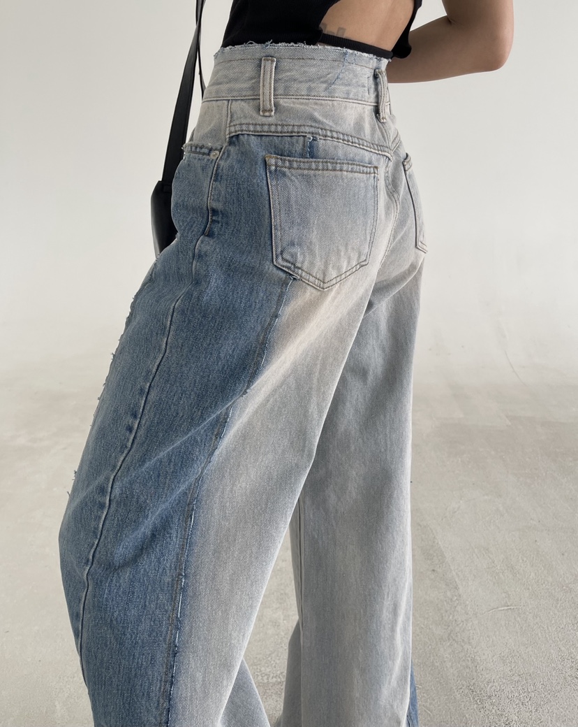 REIZ韓國東大門直郵女裝新品26春夏休閑熱賣職業推薦牛仔褲REIZ牛仔褲