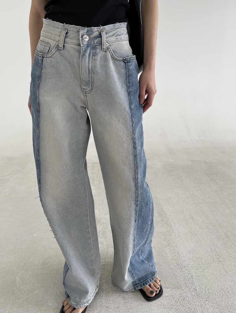 REIZ韓國東大門直郵女裝新品26春夏休閑熱賣職業推薦牛仔褲REIZ牛仔褲