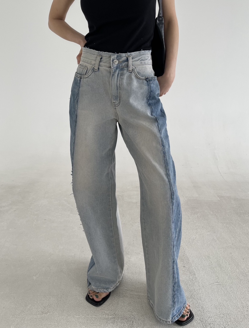 REIZ韓國東大門直郵女裝新品26春夏休閑熱賣職業推薦牛仔褲REIZ牛仔褲