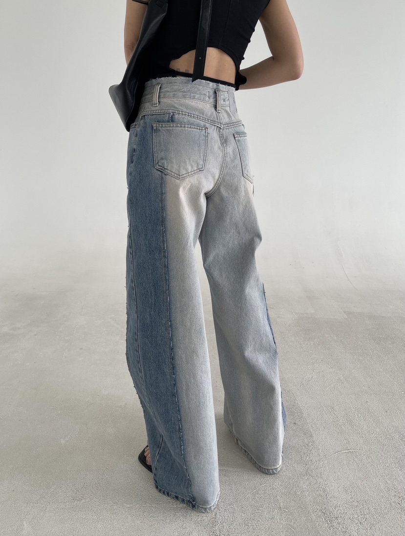 REIZ韓國東大門直郵女裝新品26春夏休閑熱賣職業推薦牛仔褲REIZ牛仔褲