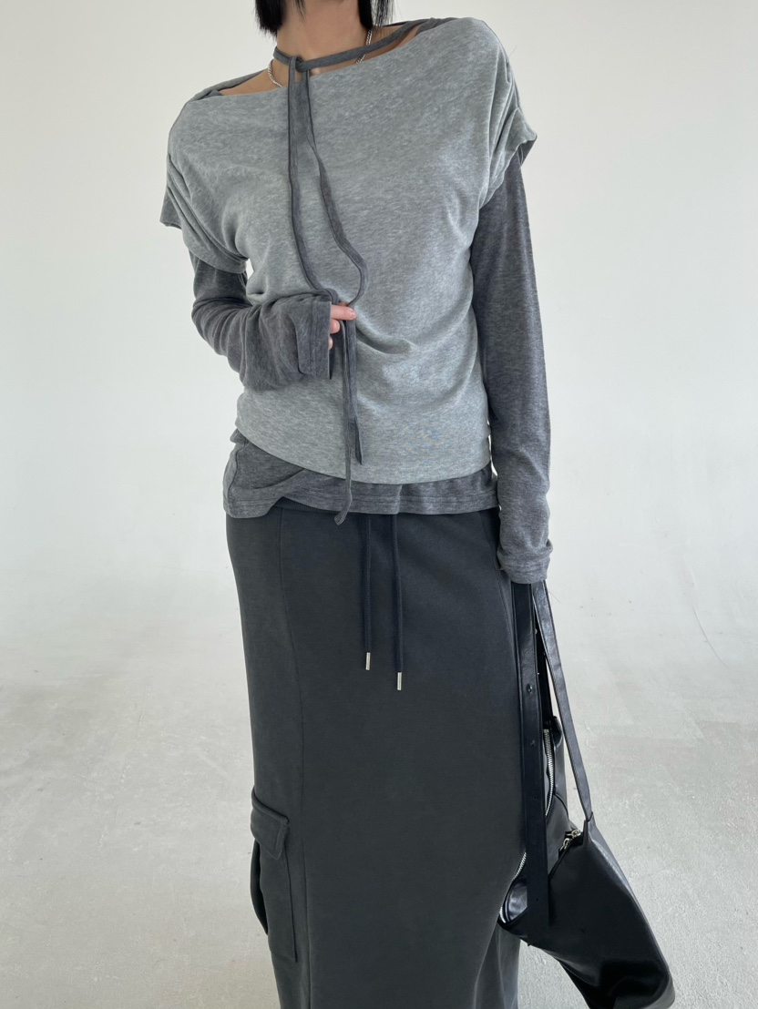 REIZ韓國直郵實拍女裝新品時尚推薦熱賣職業26春夏長袖T恤REIZ長袖T恤