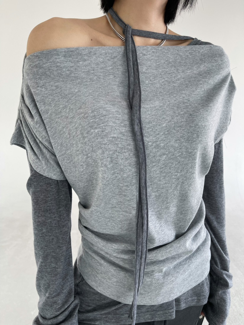 REIZ韓國直郵實拍女裝新品時尚推薦熱賣職業26春夏長袖T恤REIZ長袖T恤