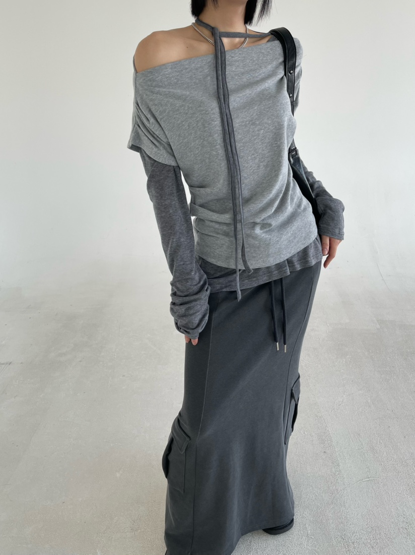 REIZ韓國直郵實拍女裝新品時尚推薦熱賣職業26春夏長袖T恤REIZ長袖T恤