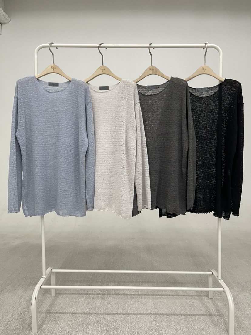 REIZ韓國直郵實拍女士新款推薦職業熱賣時尚26春夏長袖T恤REIZ長袖T恤